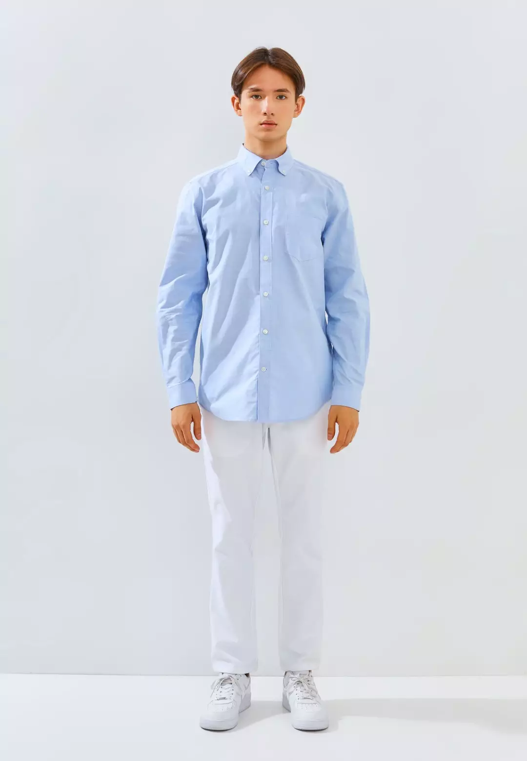 Jack Nicklaus Dorado Kemeja Pria Slim Fit Light Blue