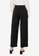 Zalia black Wide Legs Lace Panel Pants 46AE7AAD0F9CBFGS_1