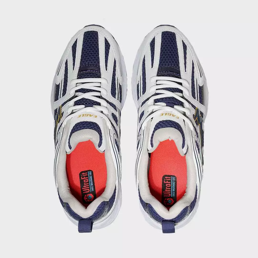 Eagle Sepatu Sneakers Lifestyle Velodrive - PUTIH/BIRU TUA