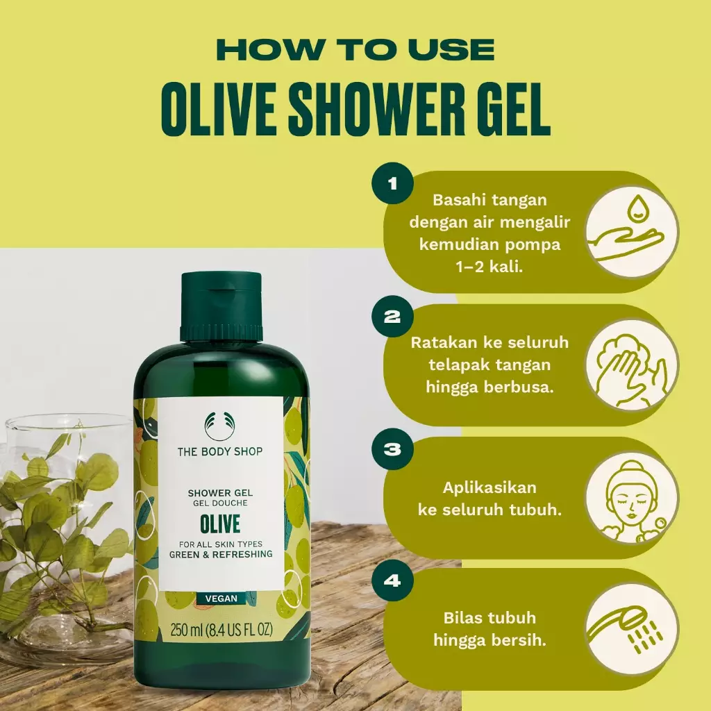 New Olive Shower Gel 250ml