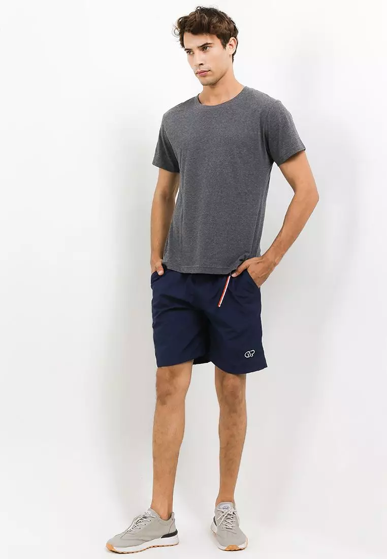 GRAHANGGRA Celana Boardshort Pants Polyester + Key Chain - Navy Blue