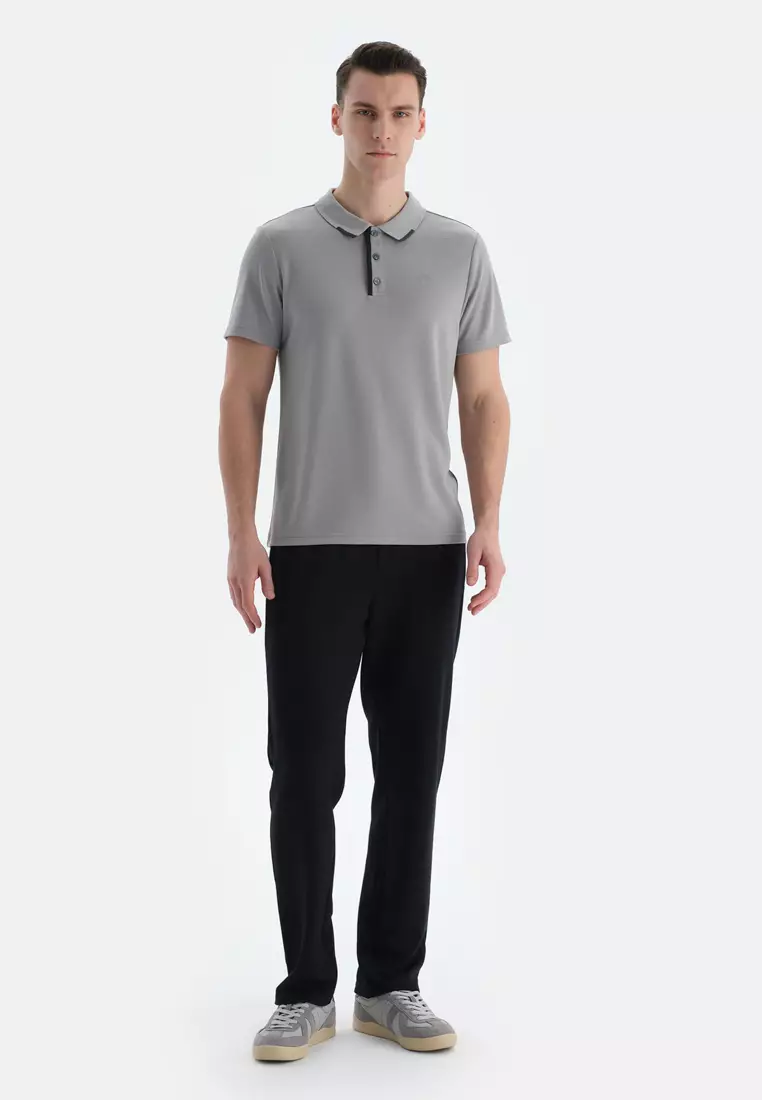 Black Trousers, Regular, Long Leg, Activewear for Men