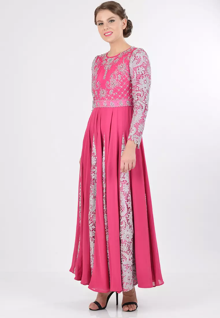 Bibiq Gamis Brokat Sifone Sutra