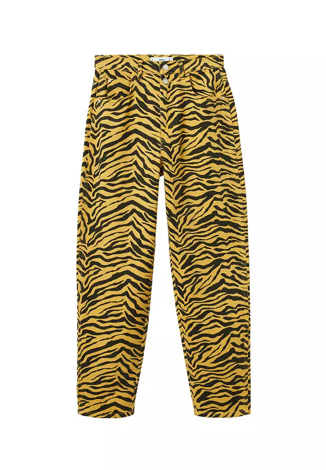 Mom Jeans Animal Print