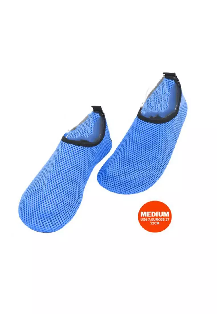 Non-Slip TPR Aqua Shoes Size - Blue