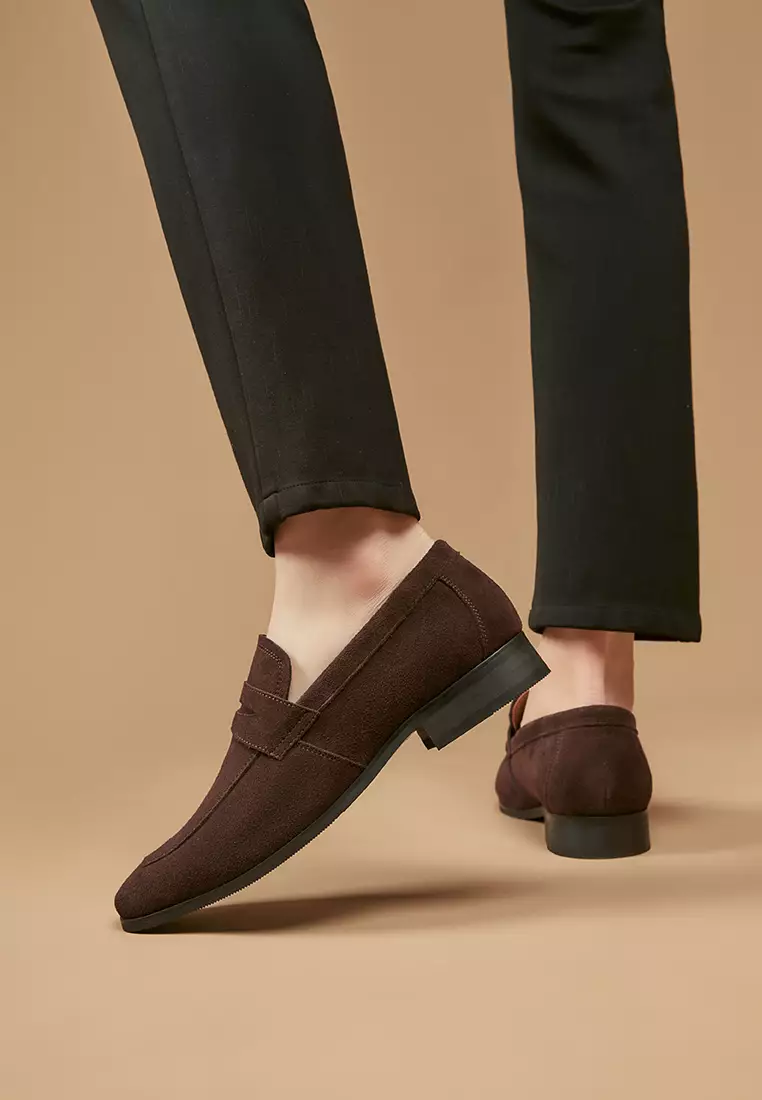 Cow Suede Penny Loafers KB23668