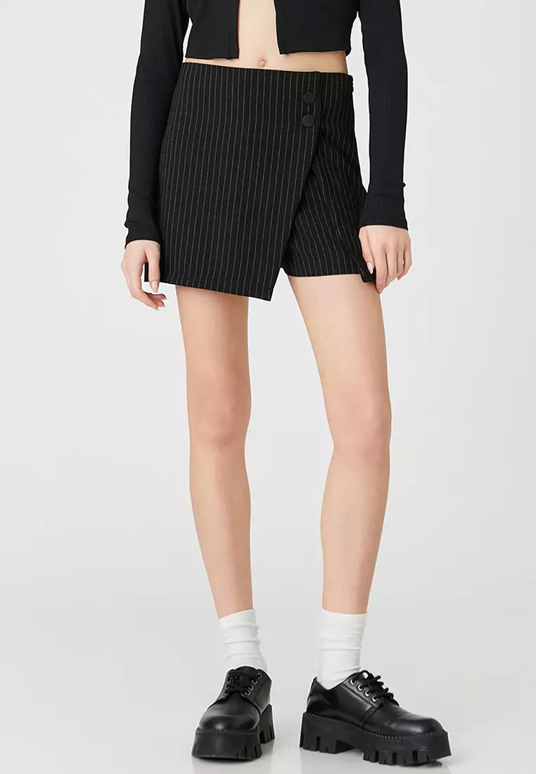 Striped Mini Skorts