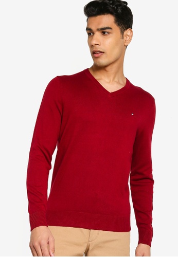 Buy Tommy Hilfiger M Cot Cash Solid Pullover Online Zalora Singapore
