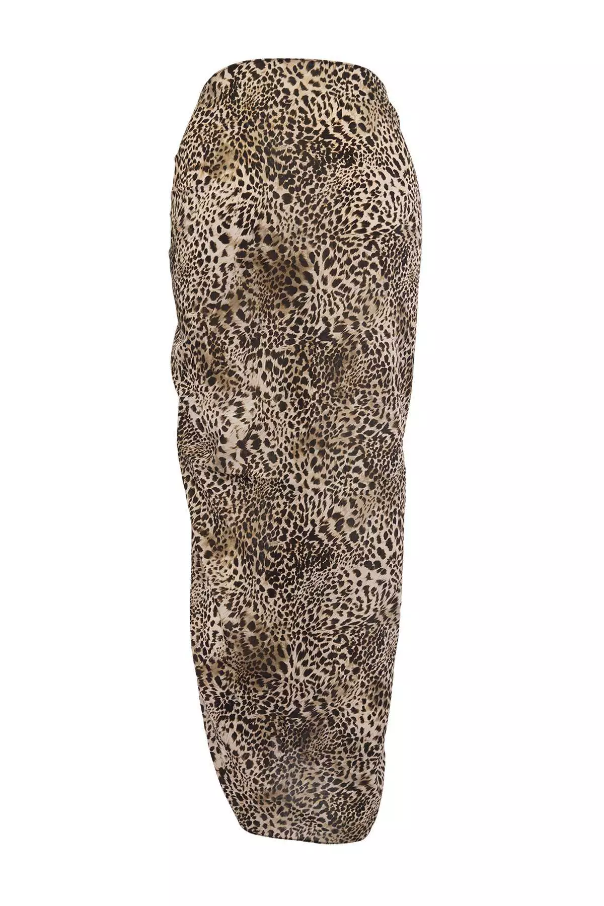 Leopard Patterned Woven 1% Cotton Beach Pareo With Mini Bag Set Of 2 Tbess26Pr8