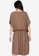 Chictees brown Madison Garterized Waist Dress 12590AA51034DDGS_2