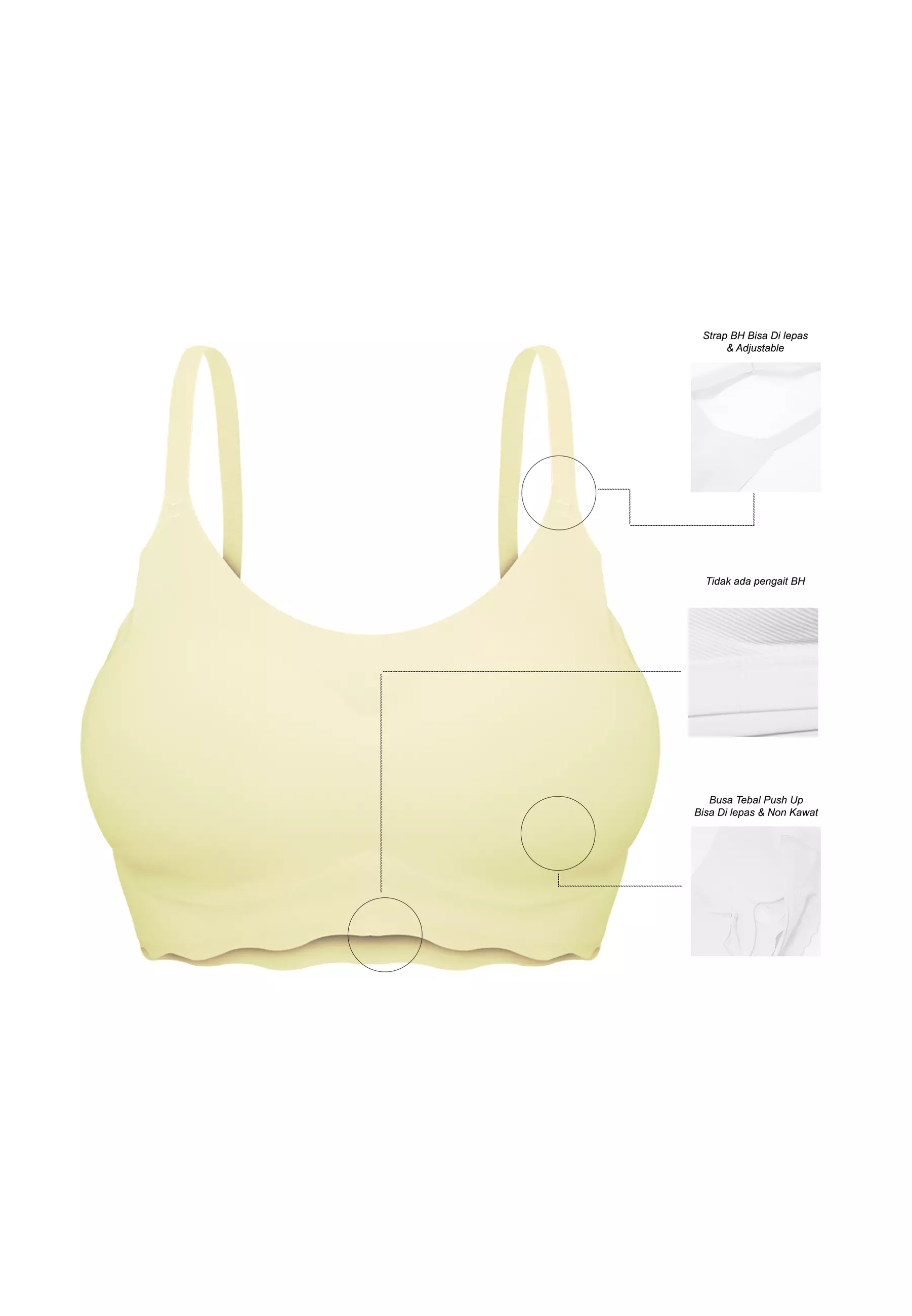 You’ve (Youhave) BH Seamless Sport Bra Seamless Bra BH Sport Wanita Bra Wanita 100063