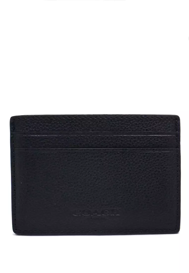 Buy Coach Coach Mens Money Clip Card Case Black 2024 Online ZALORA
