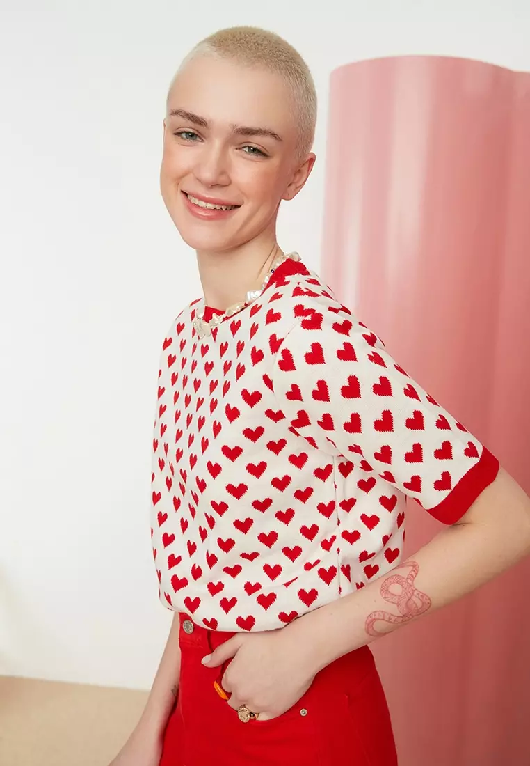 Trendyol Collection Black Basic Corded Knitwear Sweater TWOAW22KZ1708 - View #2