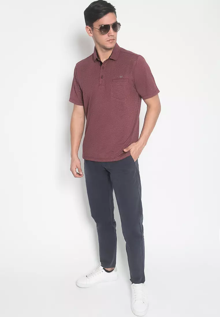 LGS - Kaos Polo Casual - Polos - Merah - Regular FIt - CTS.225.M3003.01.C