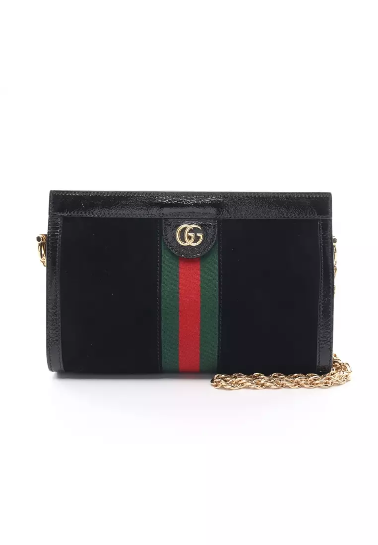 Gucci ophidia discount black suede
