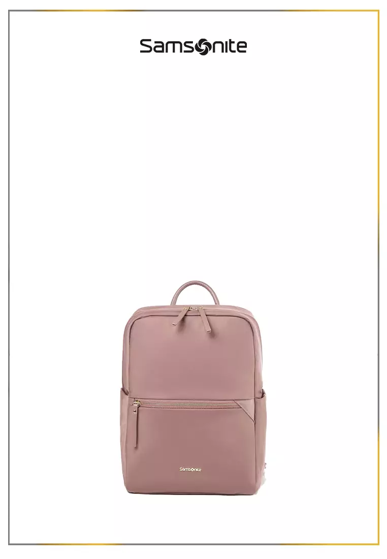 Samsonite Prudence Eco Backpack 14.1 inch Strap AM - Rose Taupe