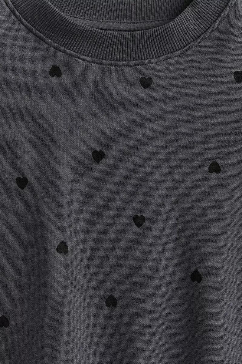 Frilled sweatshirt