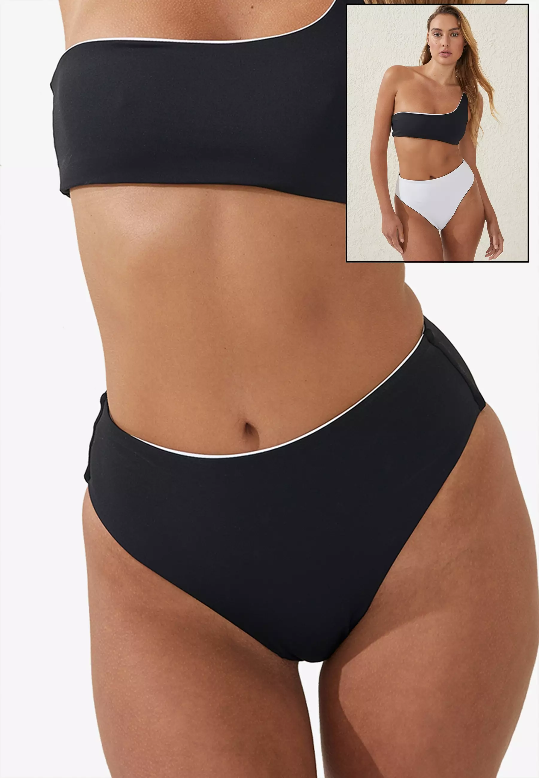 Buy Cotton On Body Reversible High Waisted Bikini Bottom 2024