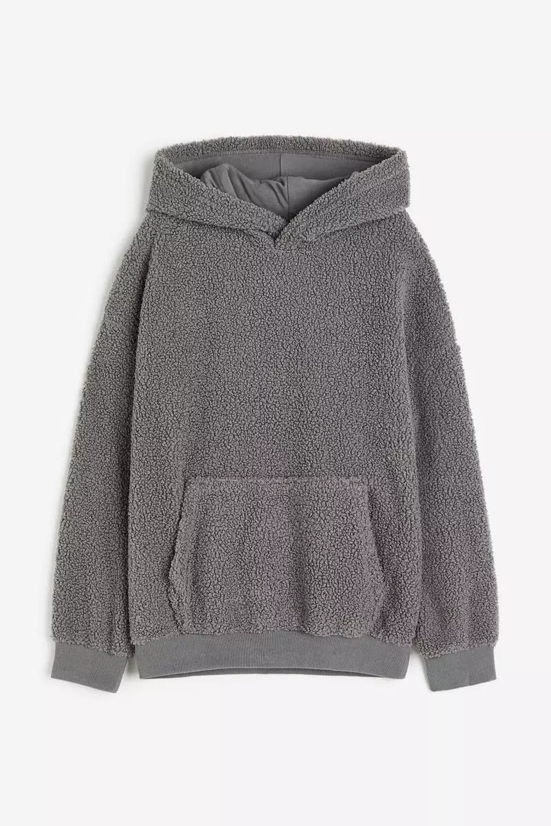H&m fuzzy hoodie clearance