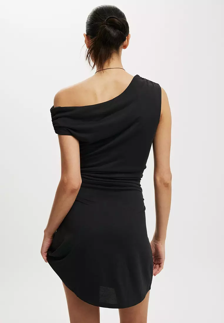 Sandy Asymmetric Mini Dress