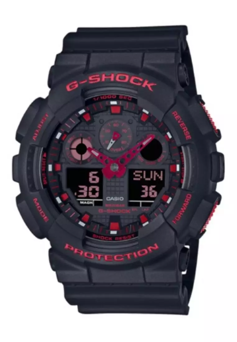Buy Casio Casio G Shock Chronograph Black Dial Men Watch GA 100BNR