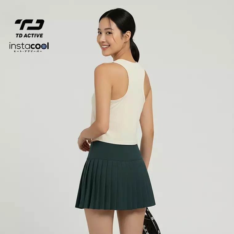 TDACTIVE Kaos Padel Lucu Tank Top UAT "padel club" instacool cream LSF08