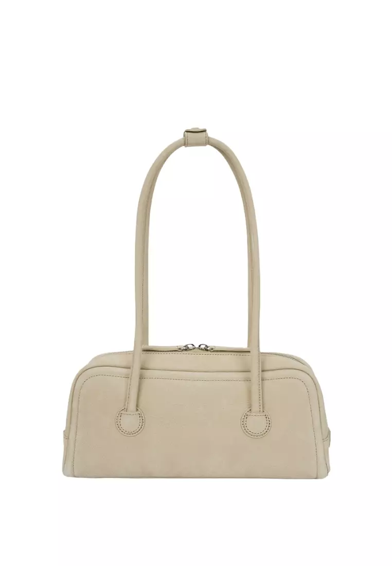 Soft baguette Bag - Nude Nubuck