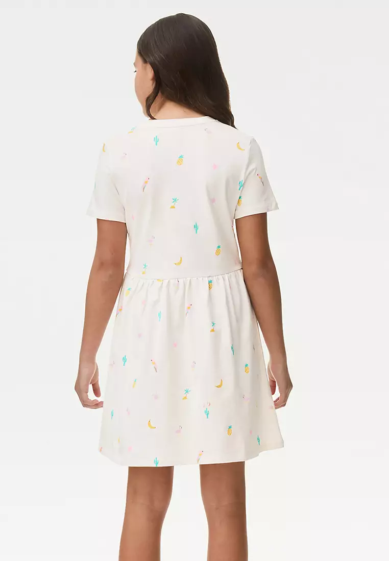 Pure Cotton Printed Dress