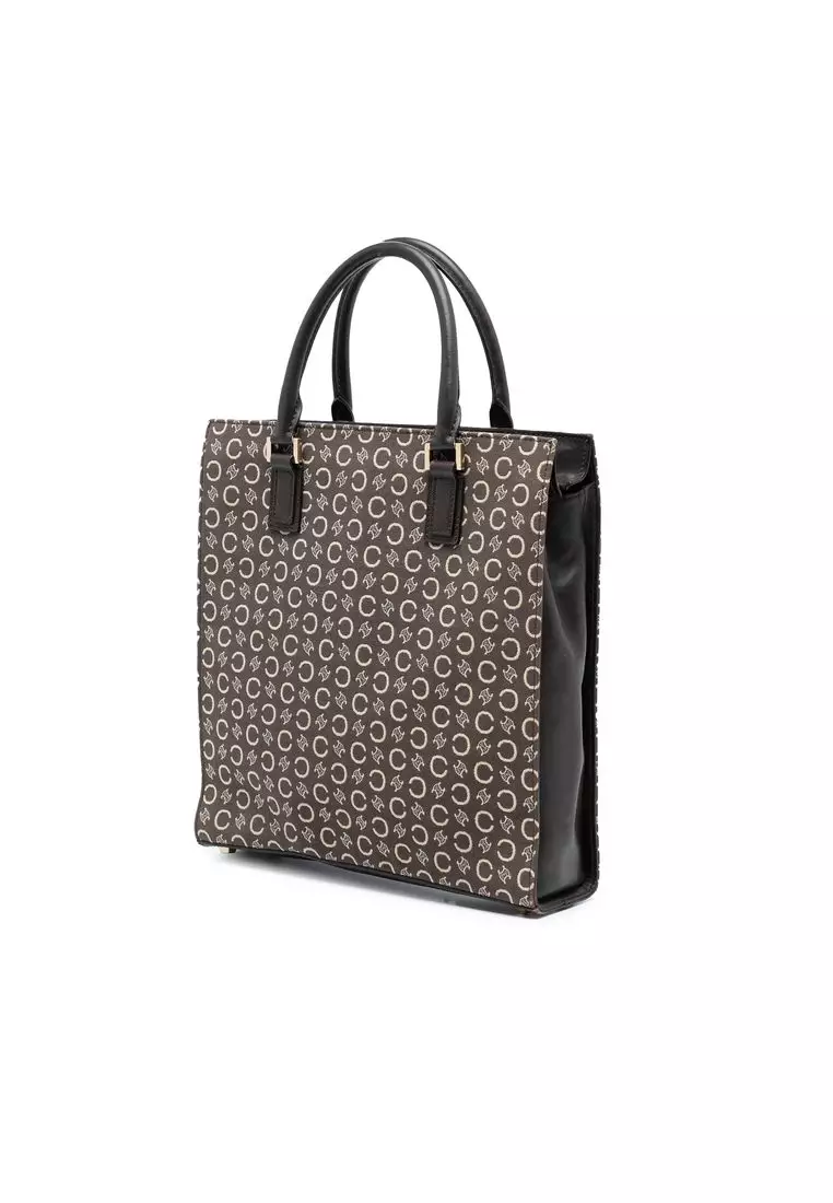 Pre-Loved Celine C Macadam Canvas Tote