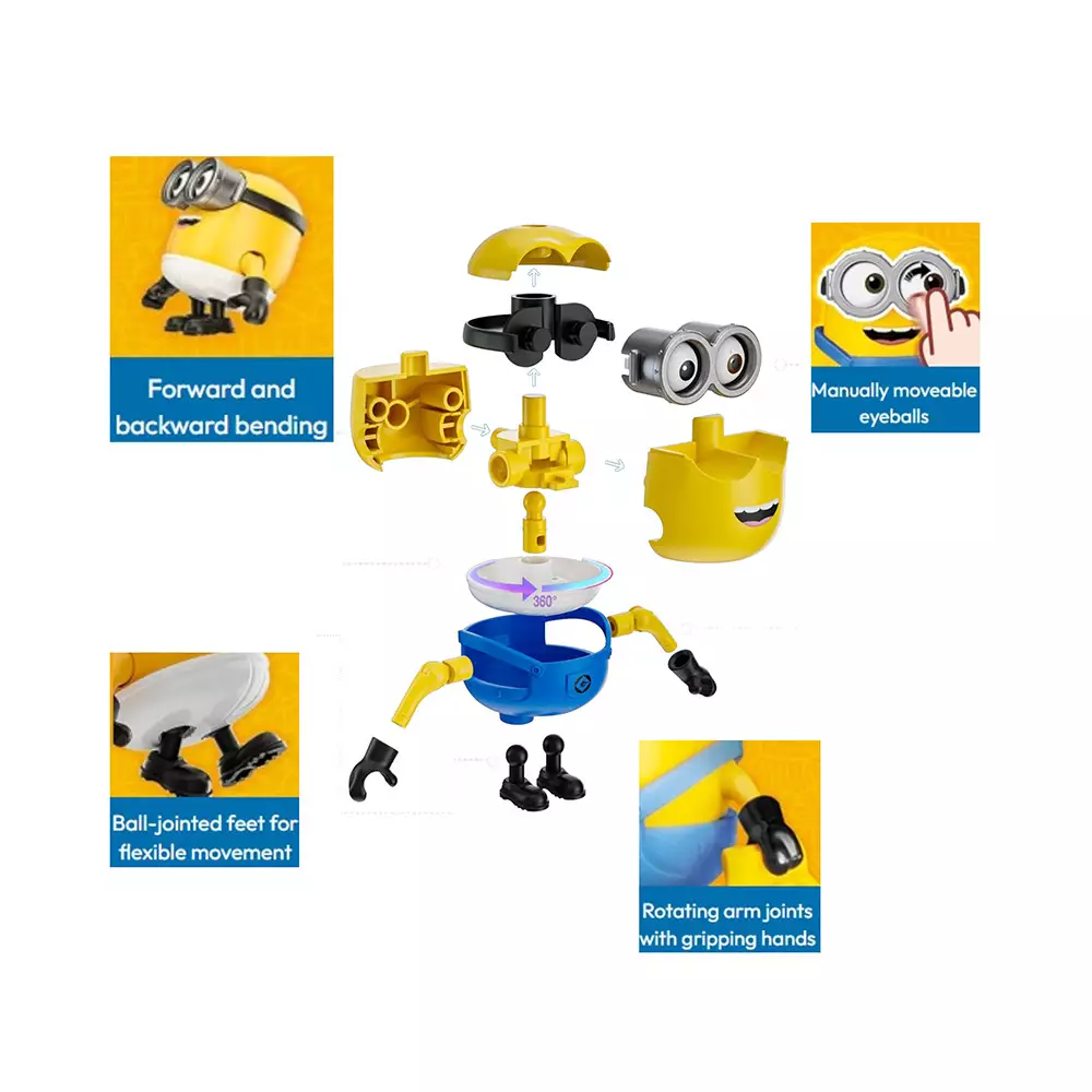 BLOKEES MINIONS PRECOOL 01 MINIFIGURE BOB THE FRUIT KEEPER - KUNING