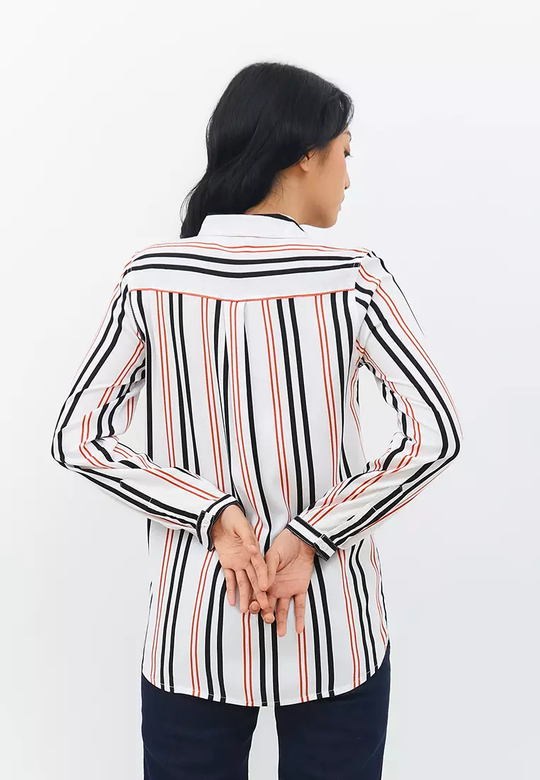 Aemma White Stripe Shirt (G.11607)