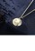 Glamorousky silver Fashion Plated Gold Star Moon Circular Pendant with Austrian Element Crystal and Necklace D728EACC38E499GS_3