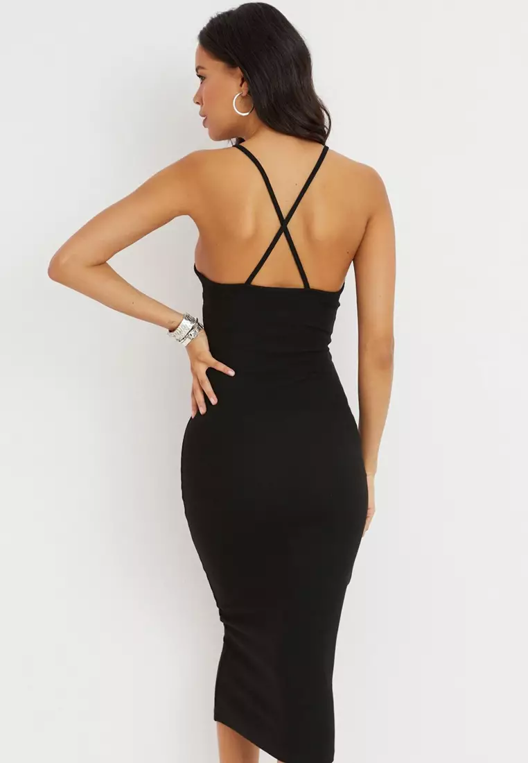 Cross Back Camisole Maxi Dress