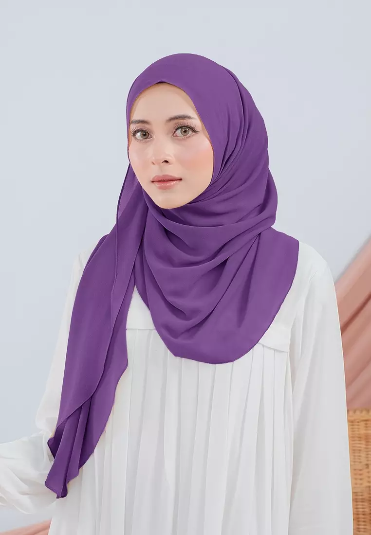 HIJAB INSTAN SABIYA - DARK PURPLE