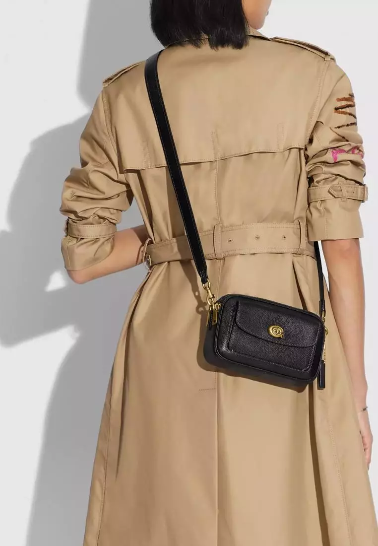 Coach cassie camera bag black deals