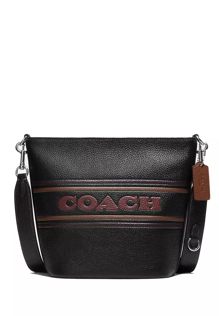 Coach stripe sale bag