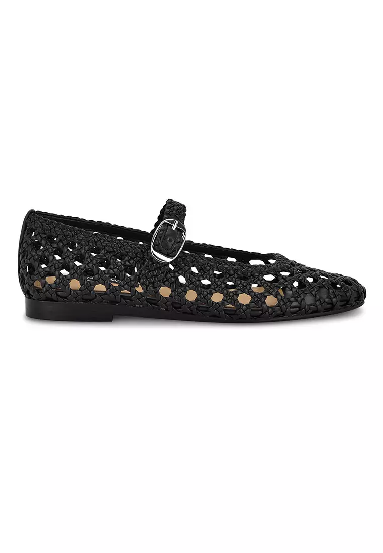 Discount on Nine West  shoes - SKU: Halie2 Flat Dress Shoes Black