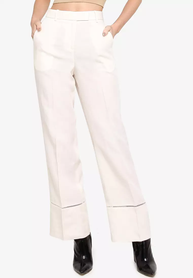 Buy ck Calvin Klein Cool Touch Linen Lyocell Pants - Fagotting Online