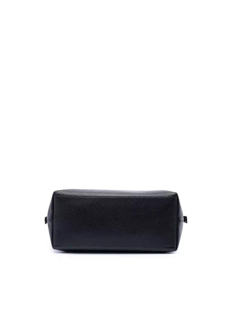 Pre-Loved Gucci Medium Calfskin Gg Charm Dome Satchel