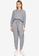Mango grey Knit Jogger-Style Trousers 63B71AA85BDDAFGS_4
