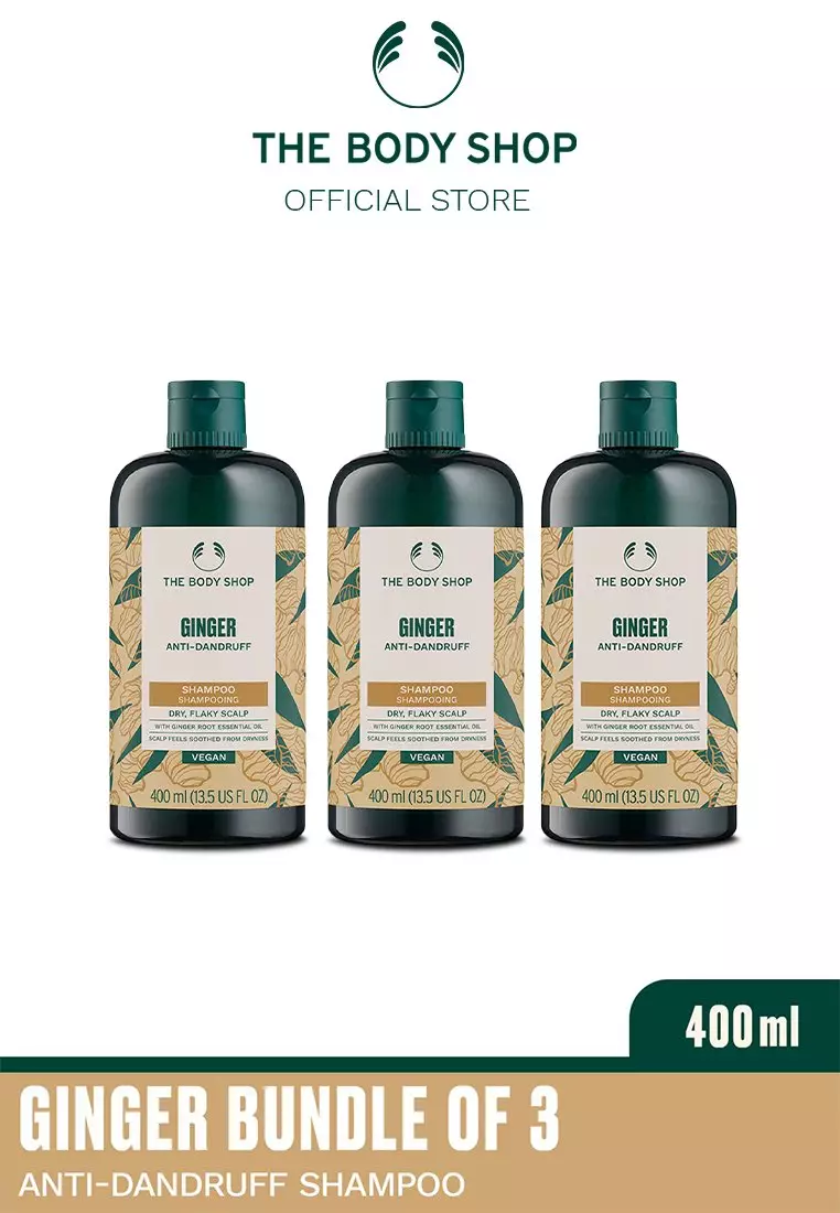 [Christmas Bundle Set] Ginger Anti-dandruff Shampoo (400ml) [Bundle of 3]
