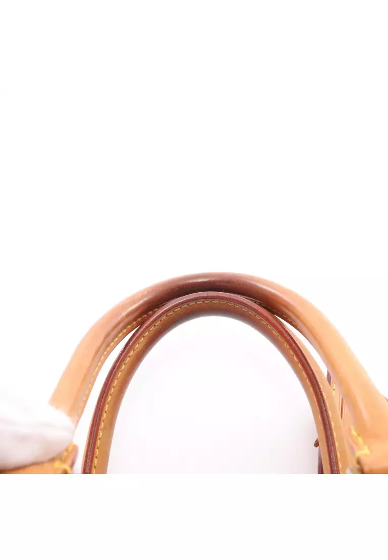 Buy Louis Vuitton Pre-loved Deauville Bowling Vanity Monogram Handbag Pvc  Leather Brown 2023 Online