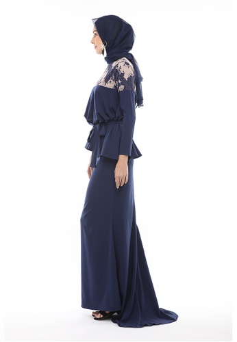 Buy Varbara Ann Dark Blue from DLEQA in Blue only 259