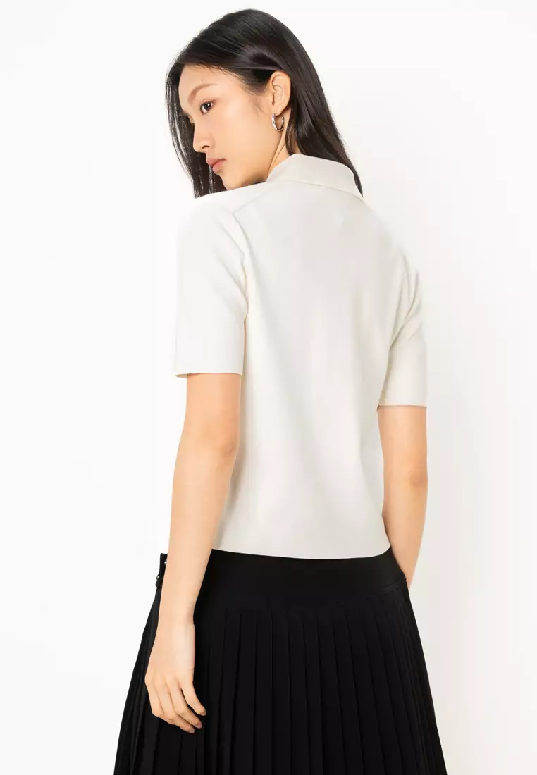 Everyday Knit Zip Polo Shirt