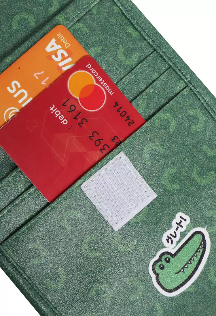 AMB97 Dompet Gantung Kalung Leher Multifungsi Handphone Touchscreen Draco Hijau