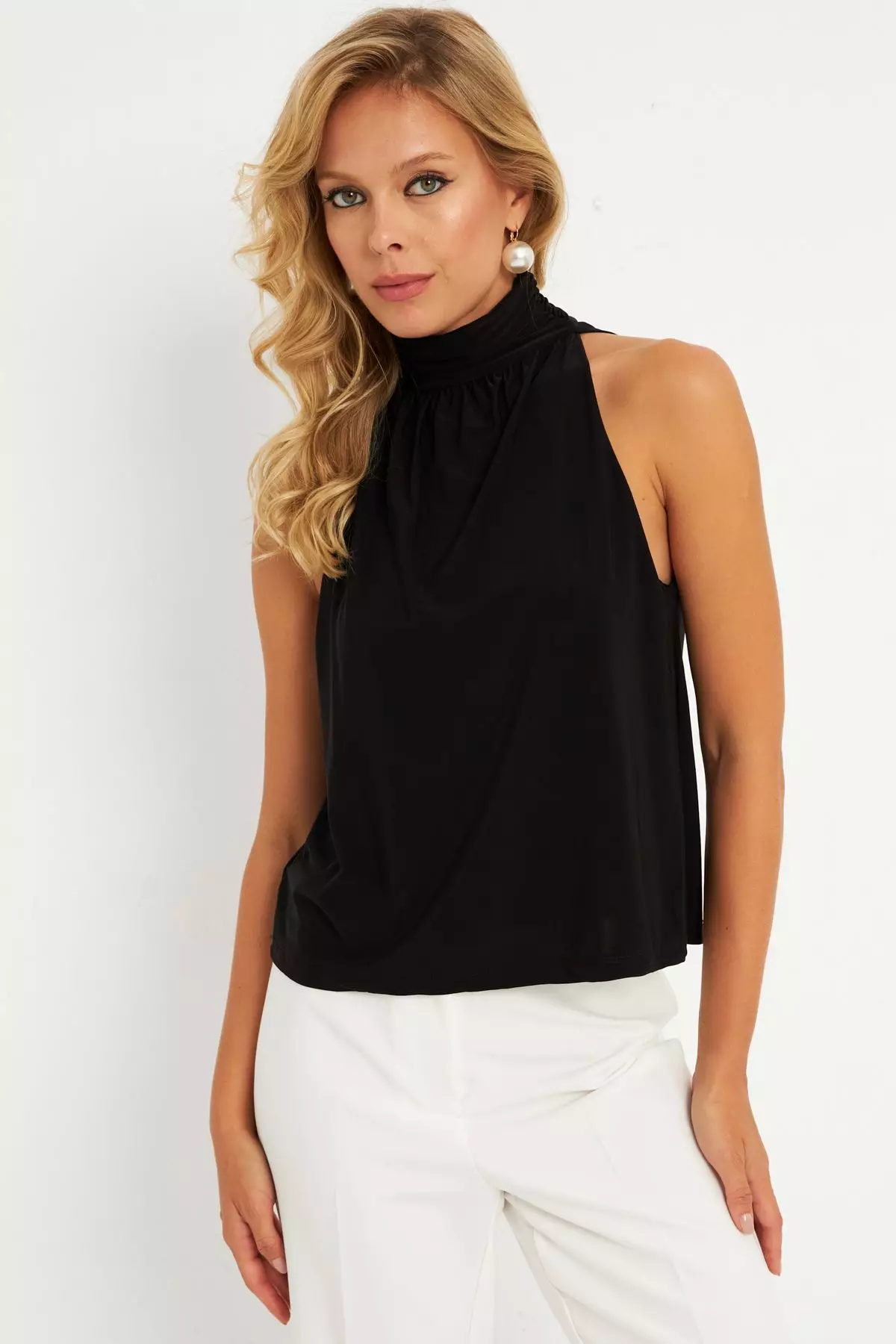 High Neck Blouse