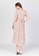 BADOMODA pink Brooke Square Neck Puff Sleeve Maxi Dress 848DFAA929FD64GS_3