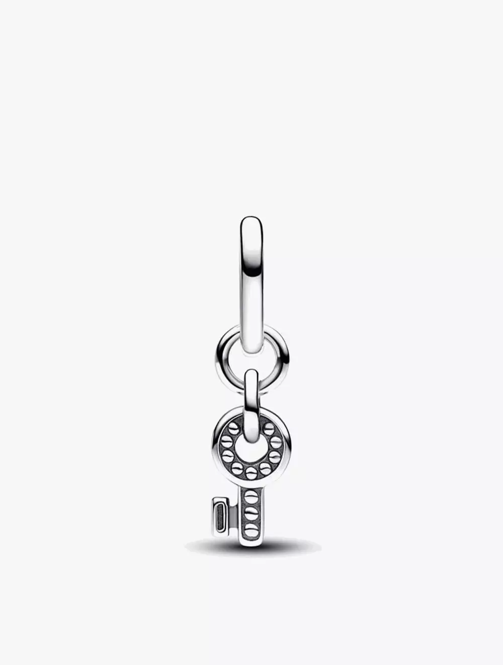 Key sterling silver mini dangle
