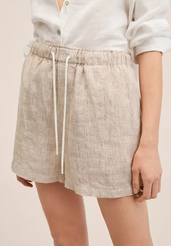 100% Linen Shorts