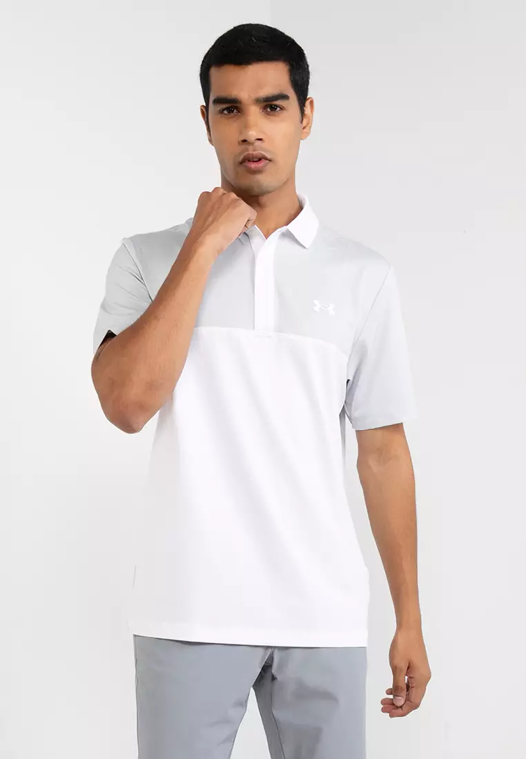 White under hotsell armour polo